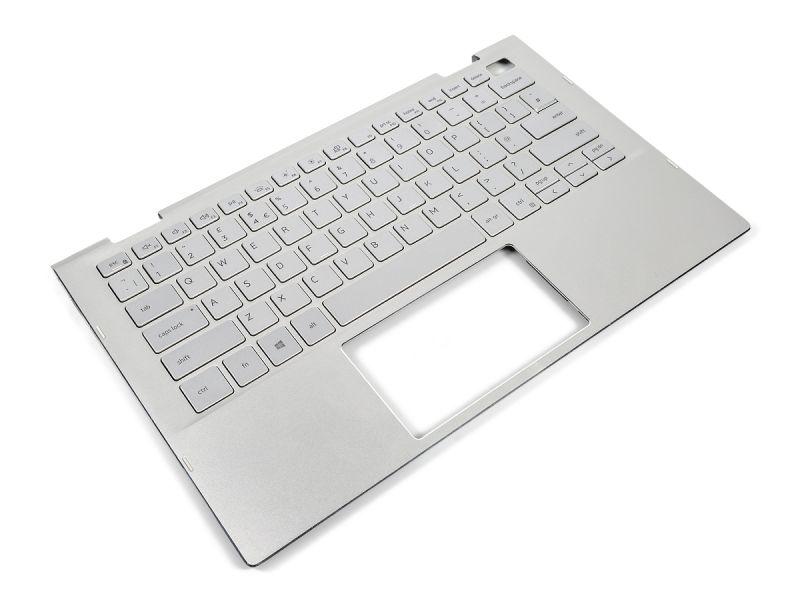 Dell Inspiron 7306 Silver 2-in-1 Palmrest & UK ENGLISH Backlit Keyboard - 0DWWXK + 06G6YK