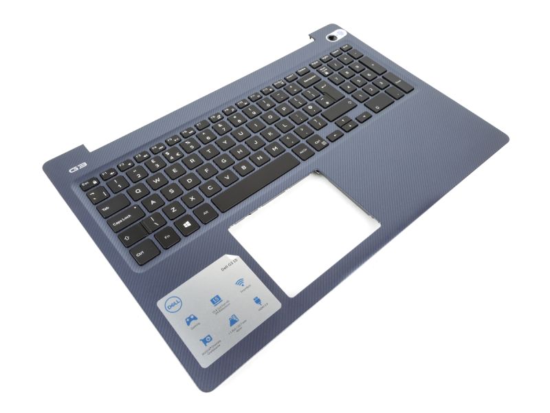 Dell G3-3579 Blue Palmrest & UK ENGLISH Backlit Keyboard - 07TMPH + 09J9KG