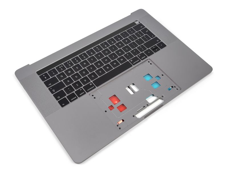 MacBook Pro 15 Touch Bar A1707 Space Grey Palmrest & UK ENGLISH Keyboard (2016/2017)