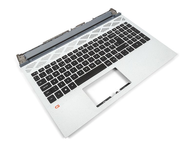 Dell G15 5520/5521/5525 Palmrest & UK ENGLISH Backlit Keyboard - 09YDP0 + 05M07P - Phantom Grey