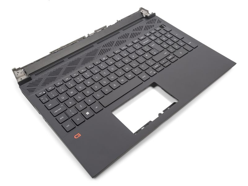 Dell G15 5520/5521/5525 Palmrest & UK ENGLISH Backlit Keyboard - 0MF33N + 05M07P (N86R4) - Dark Shadow - New