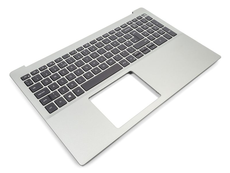 Dell Inspiron 5590/5598 Silver Palmrest & UK ENGLISH Keyboard - 0NPDJ2 + 0KX6MW (RVNNF) - New