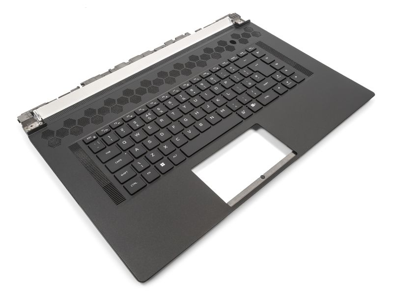 Dell Alienware X17 R1/R2 Palmrest & UK ENGLISH Per-Key RGB Backlit Keyboard - 0PGW1X (JPDYP) - New