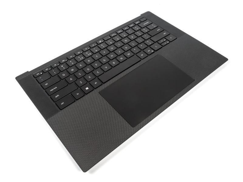 Dell XPS 9500/9510/9520 Palmrest, Touchpad & US/INT ENGLISH Backlit Keyboard - 0DKFWH + 02R30J (2XN3H)