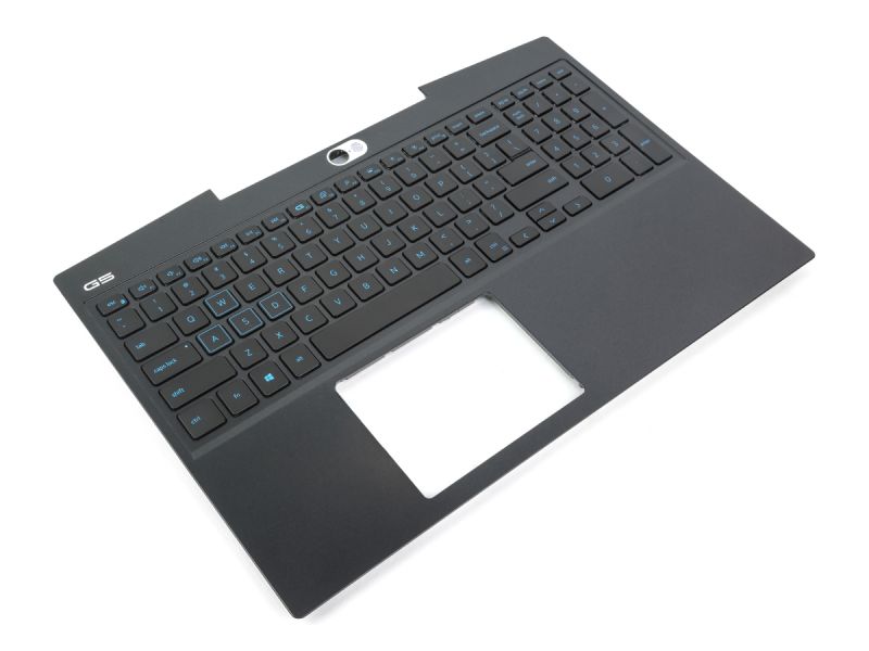Dell G5-5500 80W Palmrest & US ENGLISH BLUE Backlit Keyboard - 0TKJ8F + 0D6D4C (WXR85)