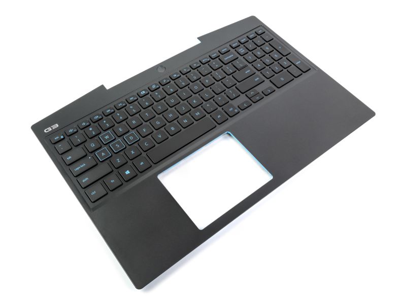 Dell G3-3500 60W Palmrest & US ENGLISH BLUE Backlit Keyboard - 09K12Y + 0D6D4C (9M0XC)