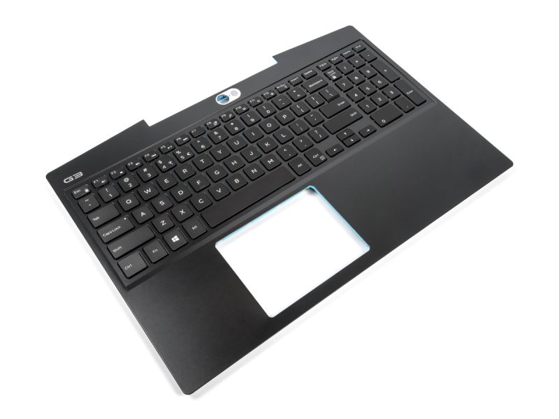 Dell G3-3500 80W non-Bio Palmrest & US/INT ENGLISH Backlit Keyboard - 02DPKM + 0GGVTH (MTC7Y)