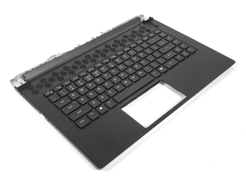Dell Alienware m15 R5/R6 Palmrest & US/INT ENGLISH Backlit Keyboard - 00P3H1 + 0187HV (FCYR9)