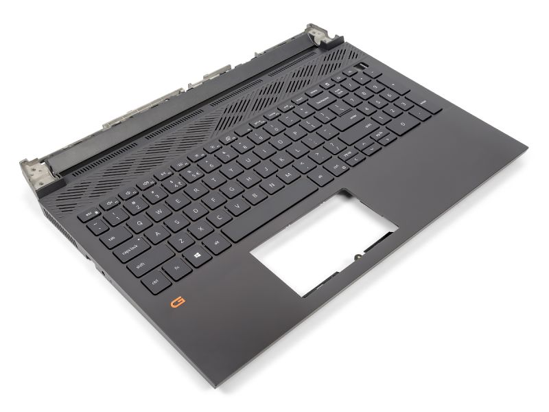 Dell G15 5520/5521/5525 Palmrest & US/INT ENGLISH Backlit Keyboard - 0MF33N + 00WNM6 (M2KYD) - Dark Shadow