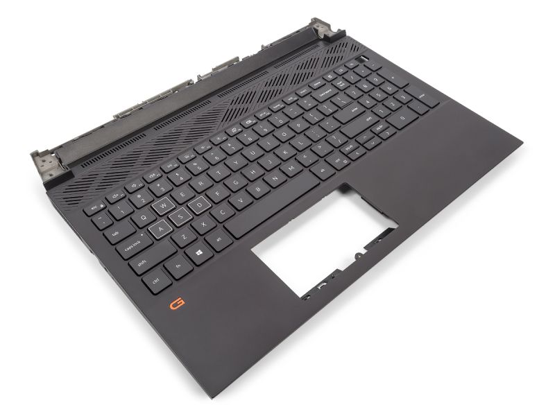 Dell G15 5520/5521/5525 Palmrest & US ENGLISH RGB Backlit Keyboard - 0MF33N - Dark Shadow