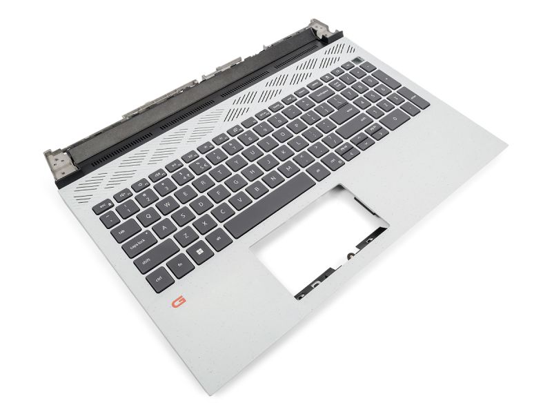 Dell G15 5510/5511/5515 Palmrest & US/INT ENGLISH Backlit Keyboard - 095P6M + 00WNM6 (934W3) - Phantom Grey