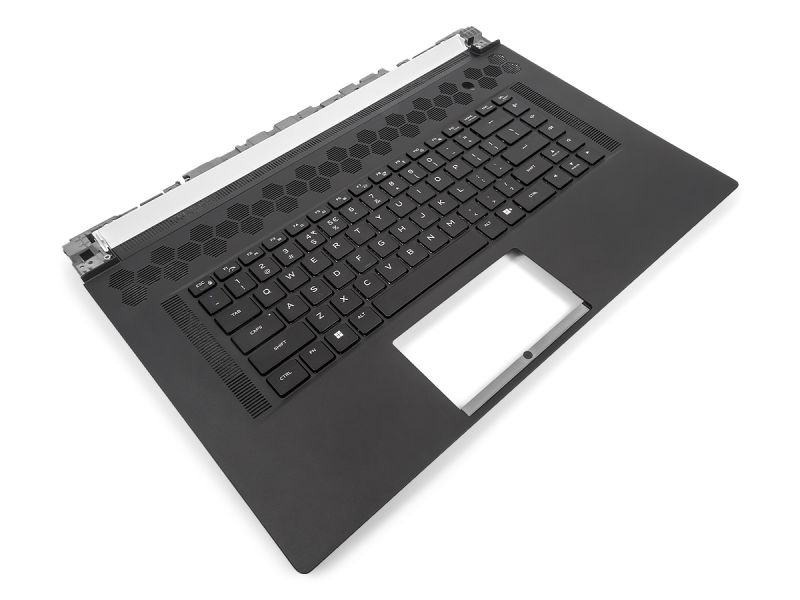 Dell Alienware X17 R1/R2 Palmrest & US/INT ENGLISH RGB Backlit Keyboard - 0718M9 + 000R45 (2PFRW)
