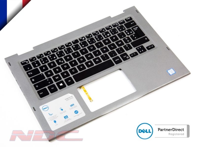 JCHV0 CP6P7 Dell Inspiron 13-5379 Palmrest & FRENCH Backlit Keyboard 0JCHV0 0CP6P7