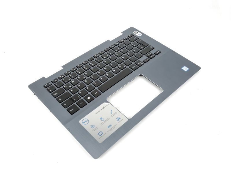 Dell Inspiron 5481/5482/5485/5491 2-in-1 Grey Palmrest & GERMAN Keyboard - 09VMHF + 0Y616T