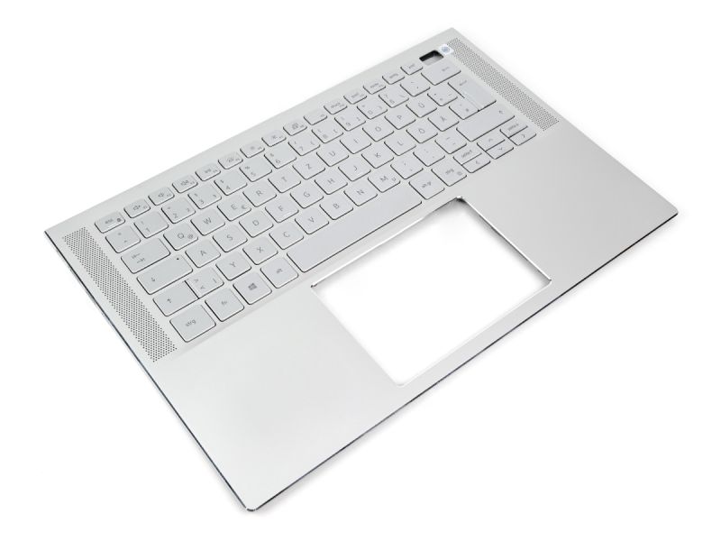 Dell Inspiron 7400 Palmrest & GERMAN Backlit Keyboard - 0K4MHC + 06VXWW (3WFRG)