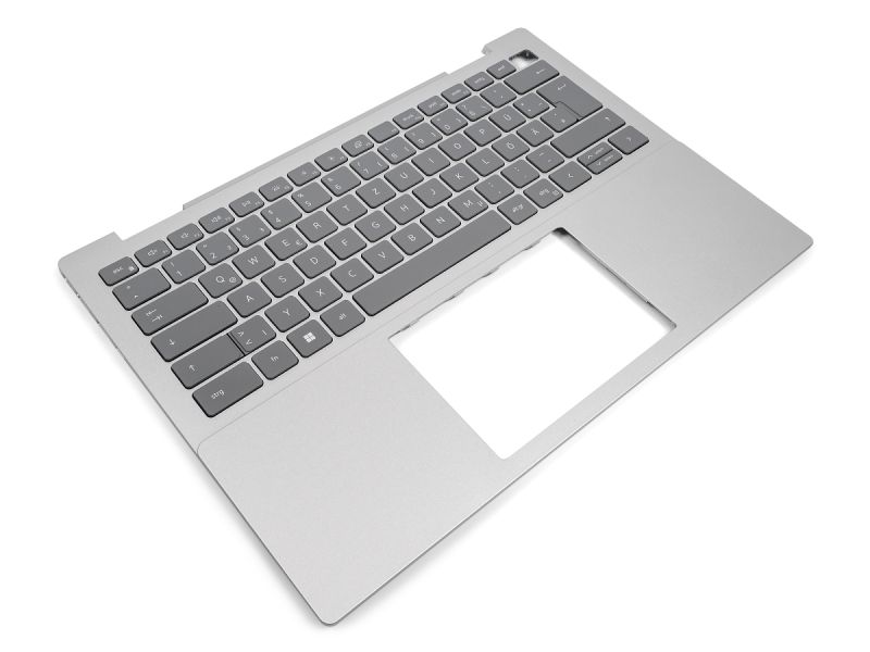 Dell Inspiron 5435 Silver Palmrest & GERMAN Backlit Keyboard - 0TCY25 + 06NRD6 (7DJT6)