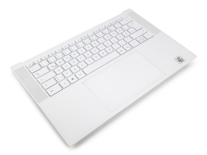 Dell XPS 9500/9510/9520 White Palmrest, Touchpad & GERMAN Backlit Keyboard - 09WK55 + 0J1DD5 (6JCFV)
