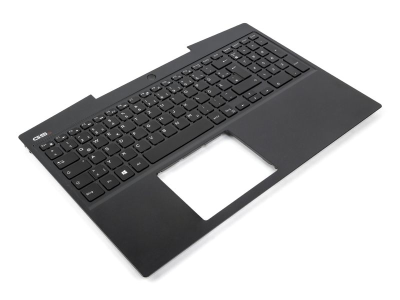 Dell G5-SE 5505 Palmrest & GERMAN Backlit Keyboard - 0T93MY + 0F0TP3 (1HGFW)