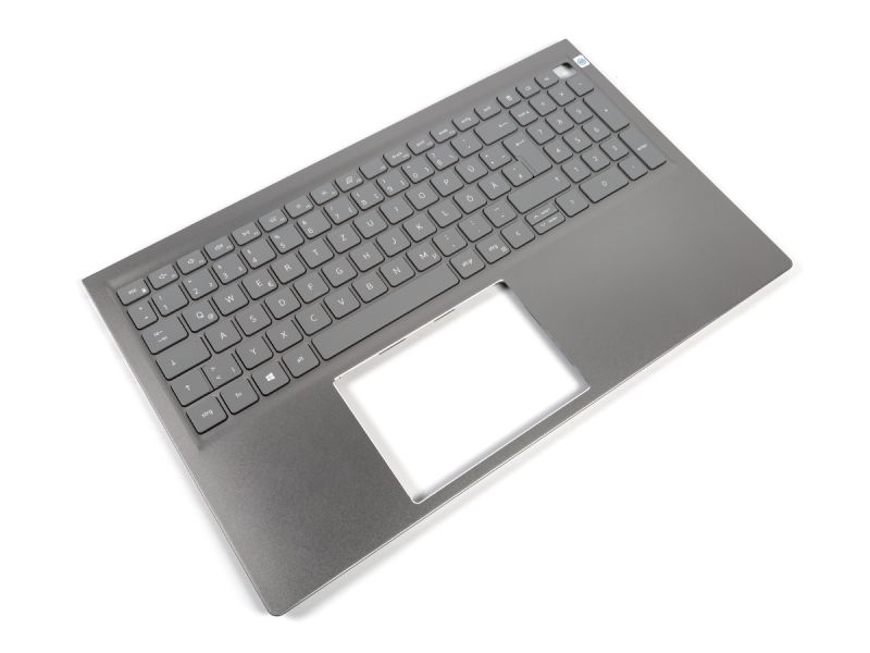 Dell Inspiron 5510/5515/5518 USB-C Palmrest & GERMAN Backlit Keyboard - 06P0TG + 02K5FW (CK9TR)