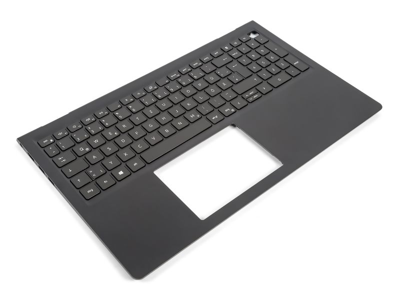 Dell Inspiron 3510/3511/3515/3520/3525 Palmrest & GERMAN Keyboard - 054WVM (16CC5) - Black