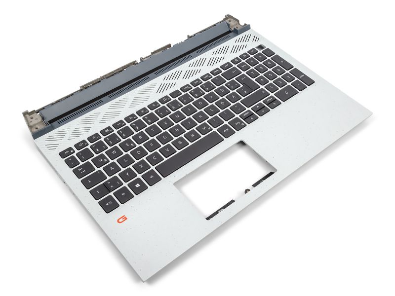 Dell G15 5520/5521/5525 Palmrest & GERMAN Backlit Keyboard - 09YDP0 + 05TPPT (WVMKY) - Phantom Grey