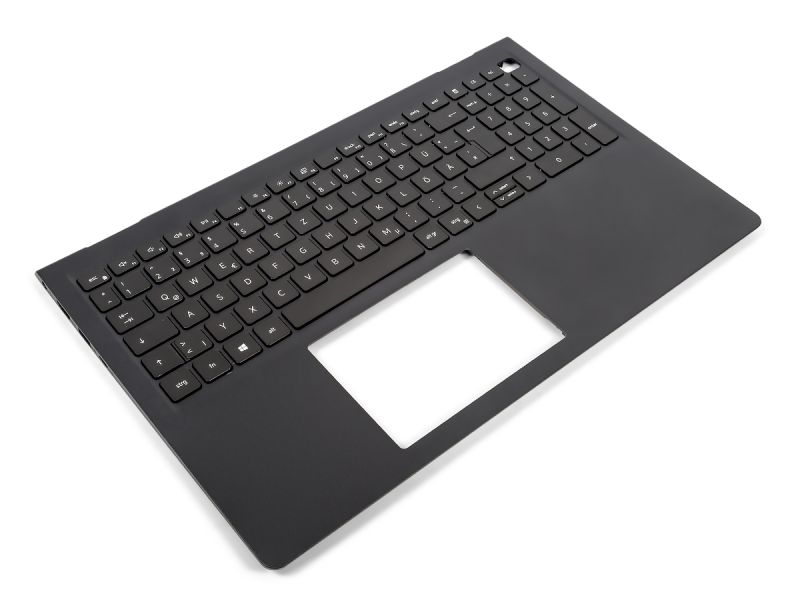 Dell Inspiron 3510/3511/3515/3520/3525 Palmrest & GERMAN Keyboard - 09CJN3 (16CC5) - Black