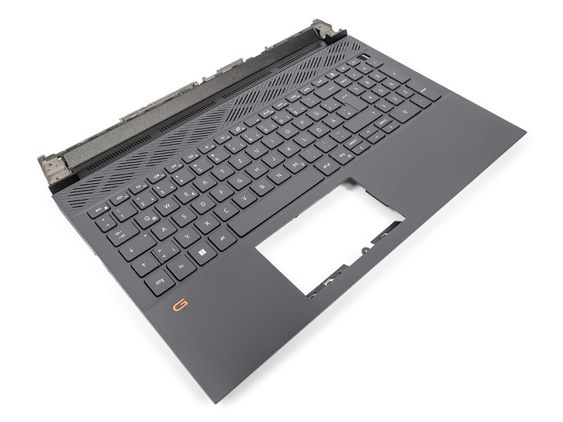 Dell G15 5520/5521/5525 Palmrest & GERMAN Backlit Keyboard - 01FC2R (1CVJ1) - Dark Shadow Grey