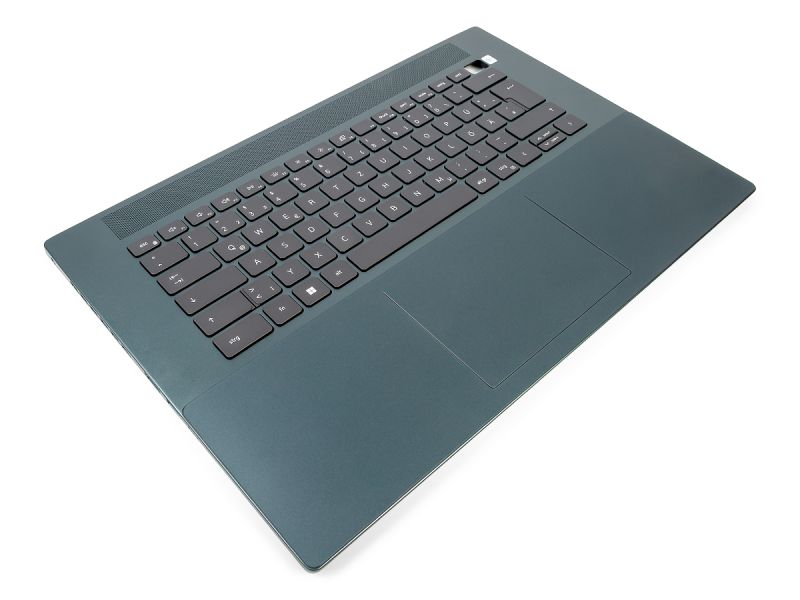 Dell Inspiron 7620 RTX 3060 Palmrest & Touchpad & GERMAN Backlit Keyboard - 0KRP8J + 04D26G (KCDYK) - Dark Green