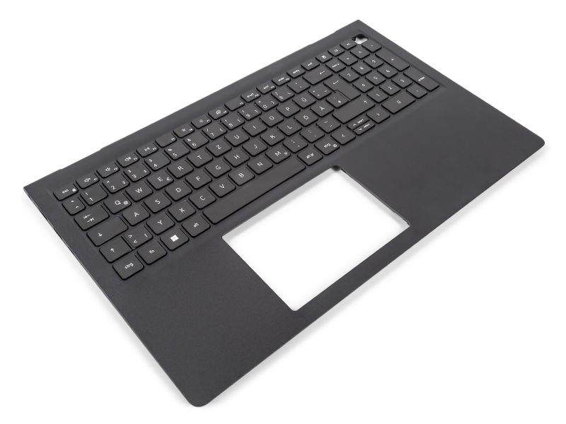 Dell Inspiron 3510/3511/3515/3520/3525 USB-C Palmrest & GERMAN Keyboard - C6D40 (9342X) - Black