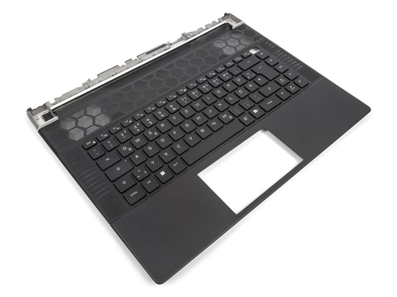 Dell Alienware X16 Palmrest & GERMAN RGB per-key Backlit Keyboard - 04JWX6 + 0XX80D (5RWPK)