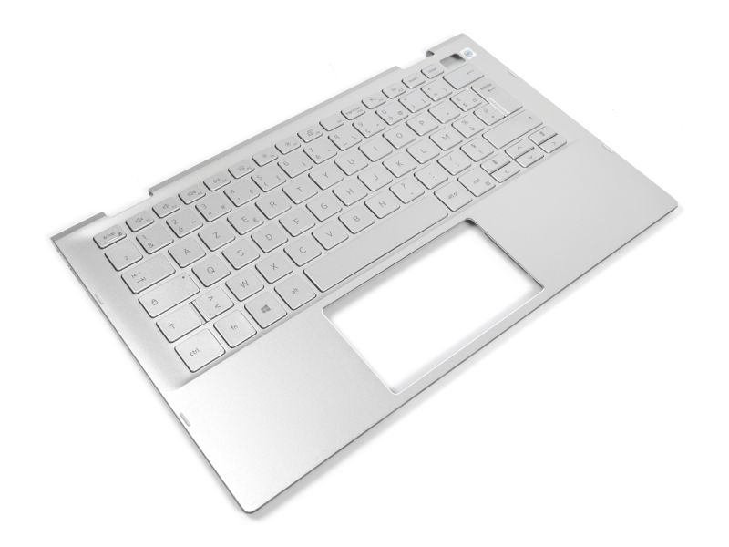 Dell Inspiron 7306 Silver 2-in-1 Palmrest & FRENCH Backlit Keyboard - 0DWWXK + 06RN3Y (RVFPP)