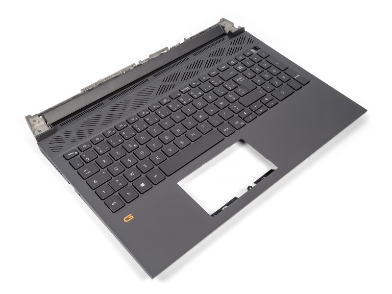 Dell G15 5510/5511/5515 Dark Shadow Palmrest & FRENCH Backlit Keyboard - 0V256H + 05T3V7 (0YKVD)
