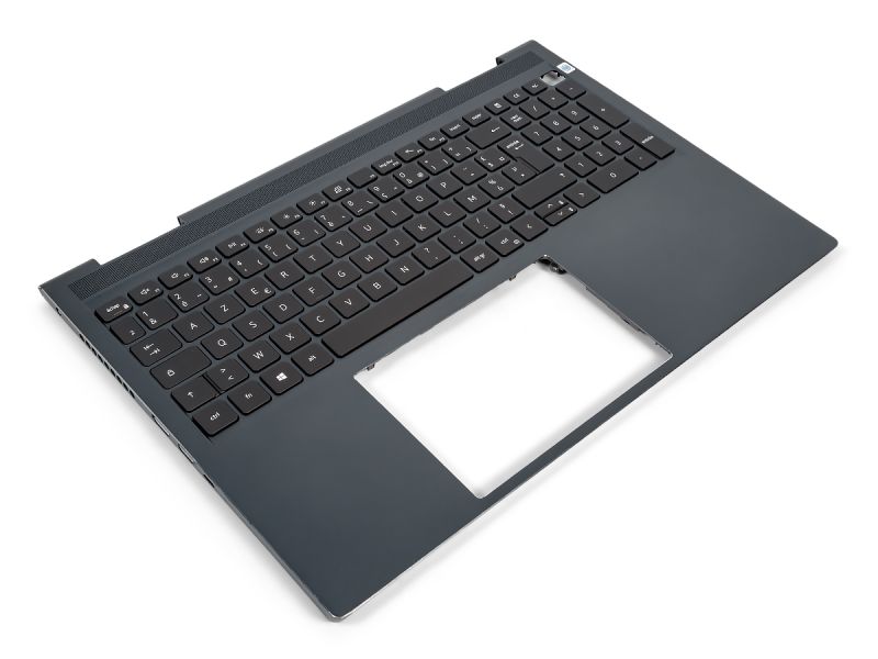 Dell Inspiron 7610 2-Fan Palmrest & FRENCH Backlit Keyboard - 0YRKJM + 07H3YF (W2XV9)