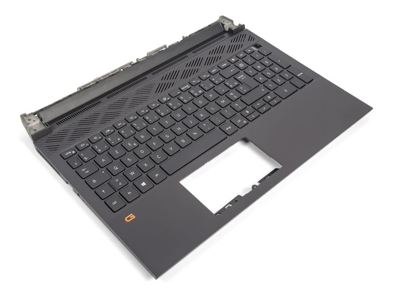 Dell G15 5510/5511/5515 Dark Shadow Palmrest & FRENCH Backlit Keyboard - 04XJ3D + 05T3V7 (9X6CN)