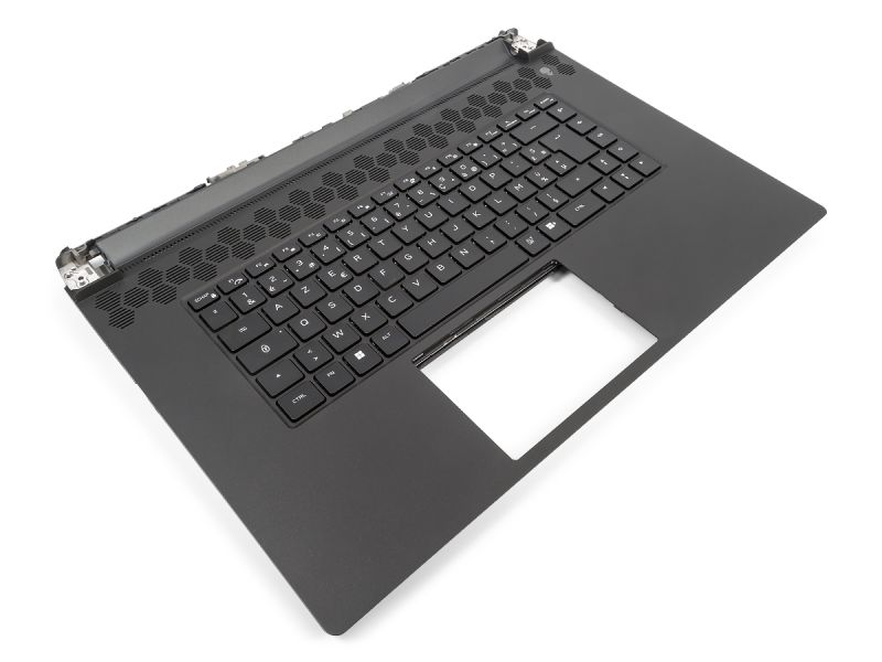 Dell Alienware m17 R5 AMD Palmrest & FRENCH RGB Backlit Keyboard - 0K0GPJ + 0RXMJG (MD6PP)