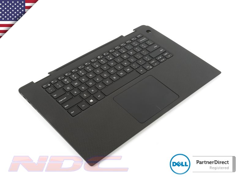 M9W9K Dell XPS 9575 2-in-1 Palmrest & Touchpad & US ENGLISH Backlit Maglev Keyboard 0M9W9K 03T2W4
