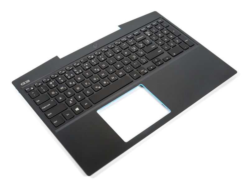 Dell G3-3500 60W non-Bio Palmrest & SOUTH SLAVIC Backlit Keyboard - 02DPKM + 0GGVTH (0RJY5)