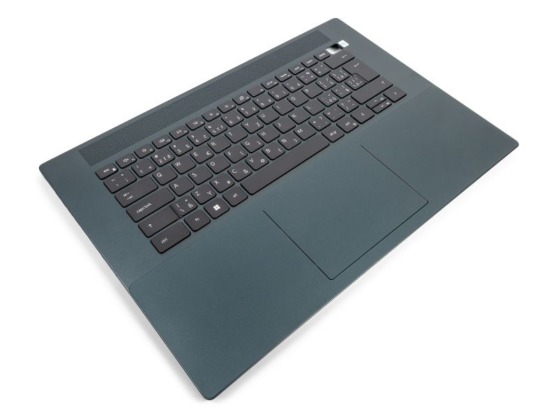 Dell Inspiron 7620 Intel/3050 Palmrest & Touchpad & CZECH / SLOVAK Backlit Keyboard - 0RYX3M + 044KFV (C9YJ5) - Dark Green