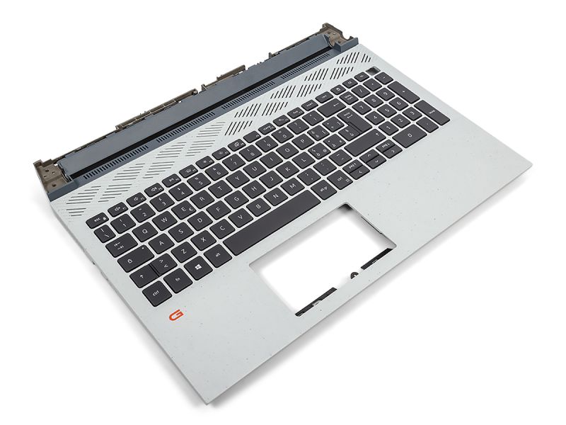 Dell G15 5520/5521/5525 Palmrest & ITALIAN Backlit Keyboard - 09YDP0 + 05XT2X (WX16G) - Phantom Grey