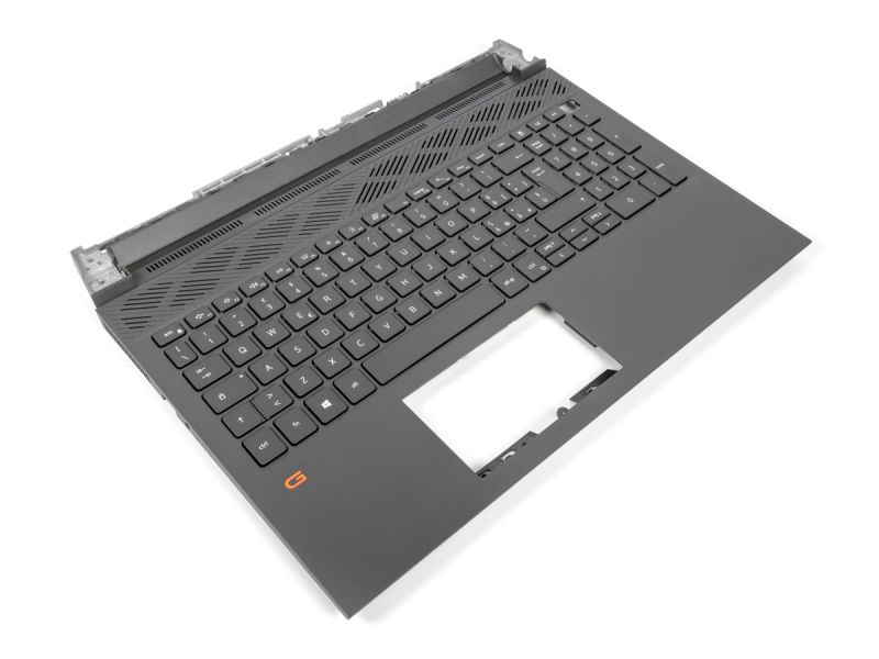 Dell G15 5510/5511/5515 Dark Shadow Palmrest & ITALIAN Backlit Keyboard - 0V256H + 05XT2X (141VG)