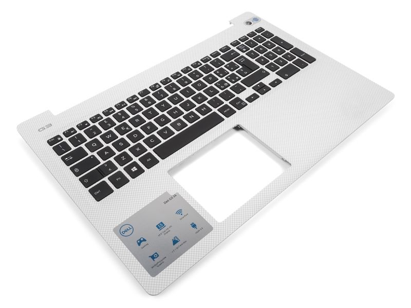 Dell G3-3579 White Palmrest & ITALIAN Backlit Keyboard - 0Y192K + 0PXRC6