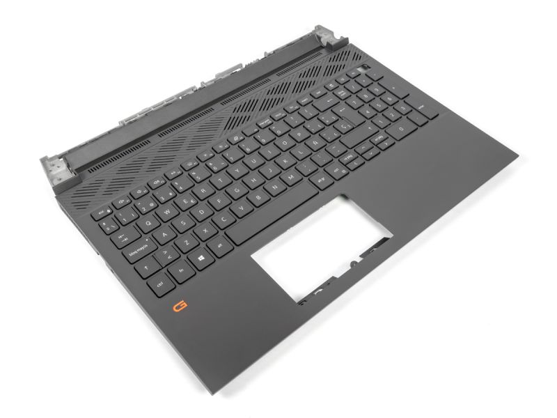 Dell G15 5510/5511/5515 Dark Shadow Palmrest & SPANISH Backlit Keyboard - 0V256H + 0Y2TMX (1G26G)