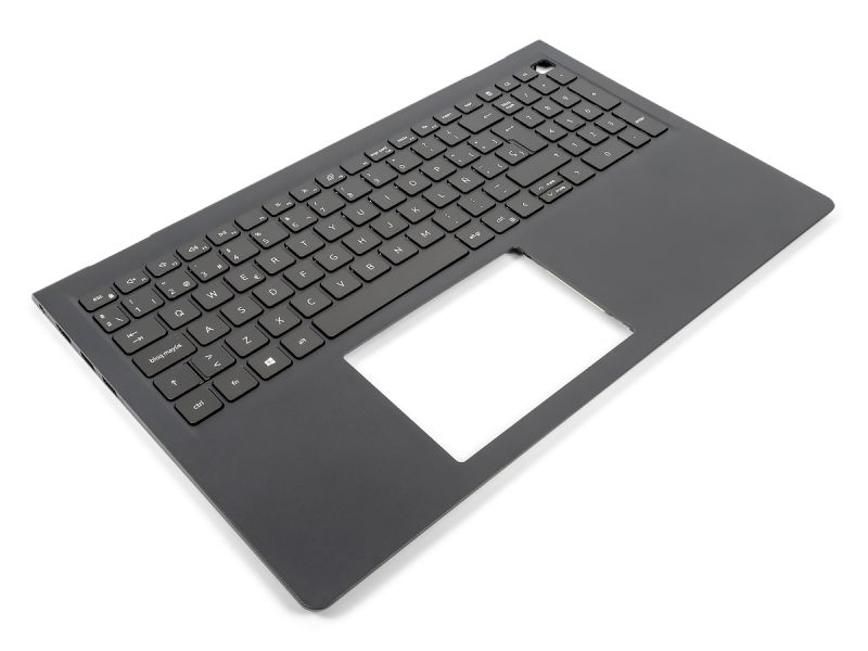 Dell Inspiron 3510/3511/3515/3520/3525 Palmrest & SPANISH Keyboard - 054WVM (1GY6D) - Black