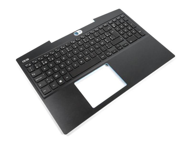 Dell G3-3500 60W Palmrest & BELGIAN Backlit Keyboard - 09K12Y + 0MPFKP (255H9)