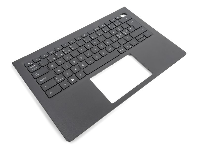 Dell Vostro 3420/3425/3435 Palmrest & NORDIC Backlit Keyboard - 0HXH59 (4FTNF) - Black