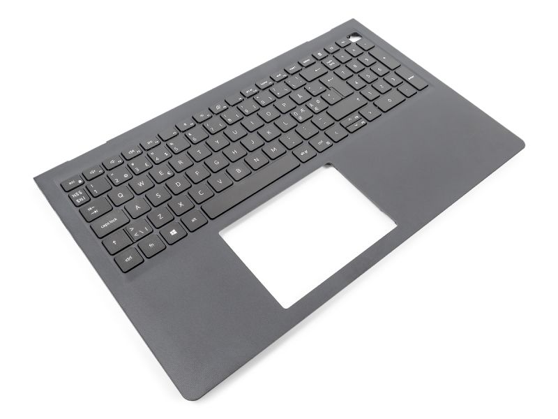 Dell Vostro 3510/3515/3520/3525 Palmrest & NORDIC Keyboard - 0TPXKP (2CH80) - Black