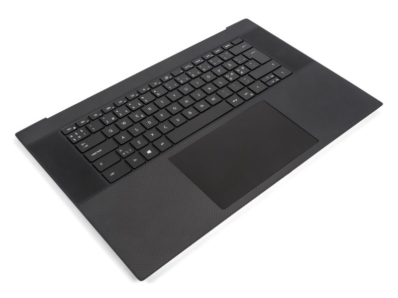 Dell XPS 9700/9710 Palmrest/Touchpad & NORDIC Backlit Keyboard - 023WMY + 0H2GJT (YD0DJ)