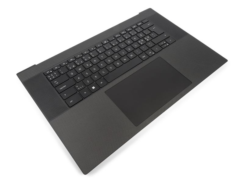 Dell XPS 9720 & Precision 5770 Palmrest, Touchpad & NORDIC Backlit Keyboard - 00DJYF + 0DKXN7 (HDFJD)