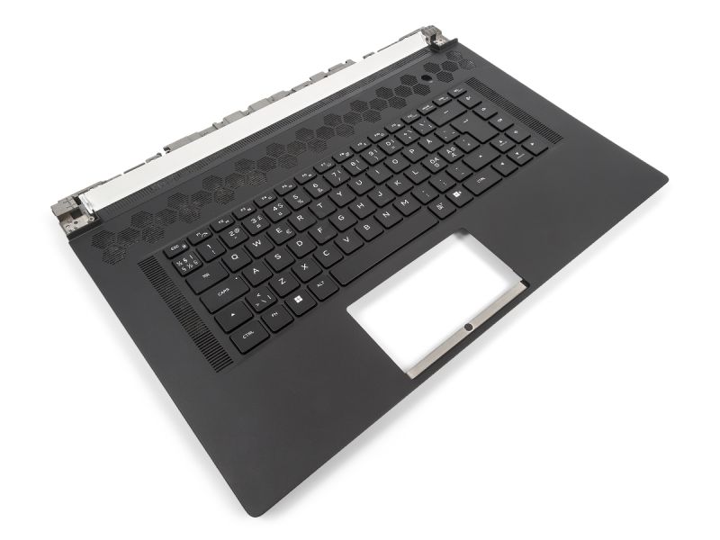 Dell Alienware X17 R1/R2 Palmrest & NORDIC Per-Key RGB Backlit Keyboard - 04YMDK (H4JR6)