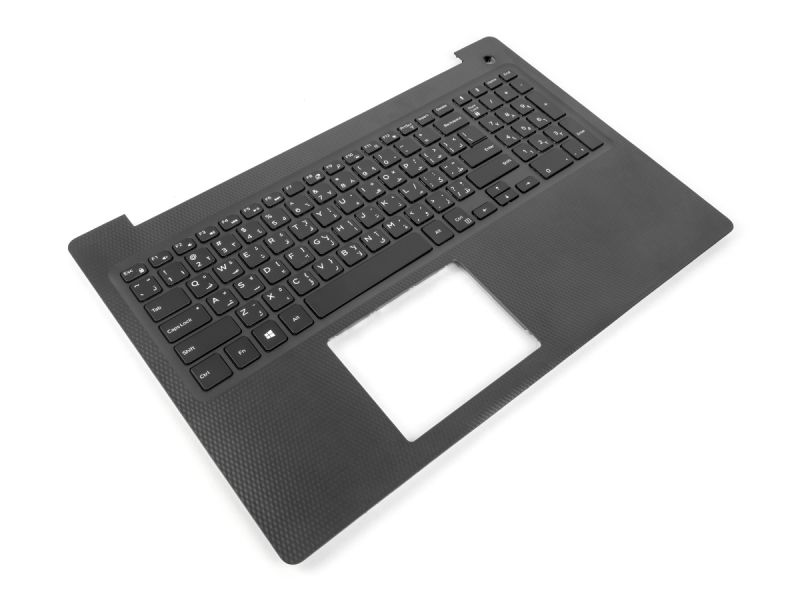 Dell Inspiron 3580/3581/3582/3583 Palmrest & ARABIC Backlit Keyboard - 0P4MKJ + 0H1MH8 (5581C)